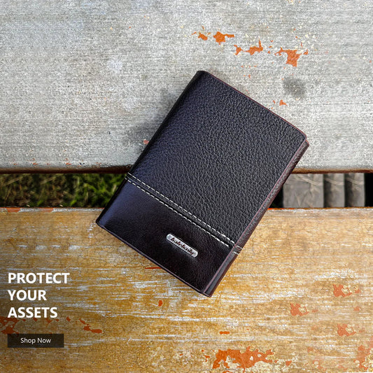 Mini Thin Trifold Wallet For Mens